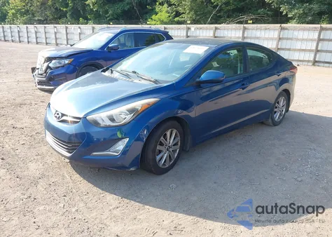 2016 Hyundai Elantra Se from USA, damaged, VIN KMHDH4AE4GU501841
